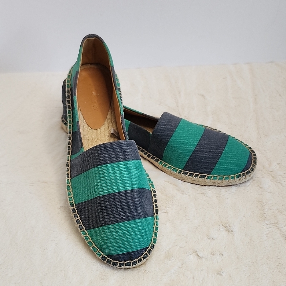 J Crew Espadrille Flats NWOT - Picture 3 of 12